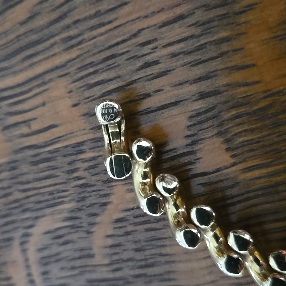RARE VINTAGE HIDDEN CLASP 14K YELLOW GOLD SAN MARCO BRACELET ITALY - Picture 9 of 13